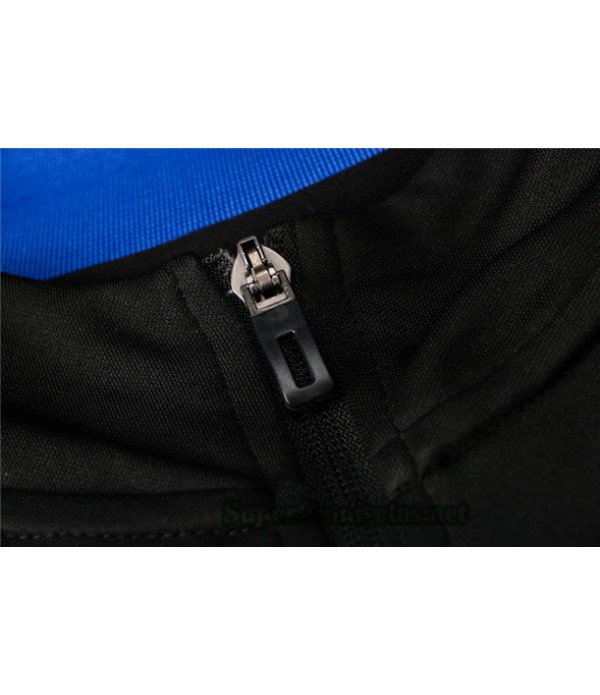 Tailandia Chaqueta Chandal Real Madrid Negro/azul 2021/22