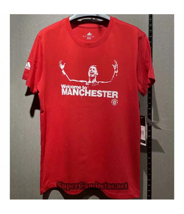 Tailandia Cristiano Ronaldo Equipacion Camiseta Manchester United Rojo 2021/22