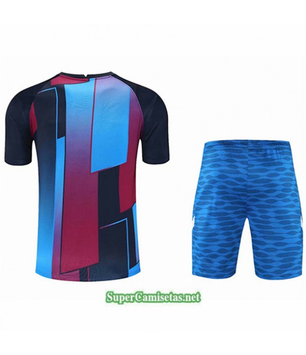 Tailandia Entrenamiento Equipacion Camiseta Barcelona Mixed + Short 2021/22