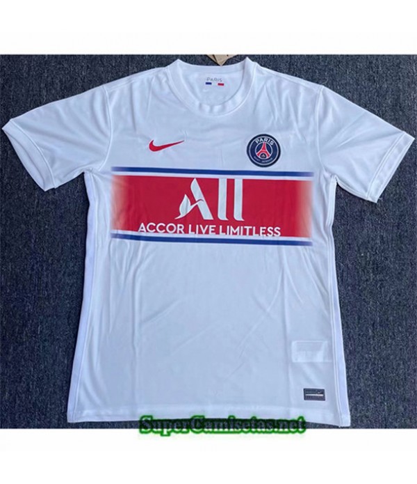 Tailandia Equipacion Camiseta Psg Blanco 2021/22