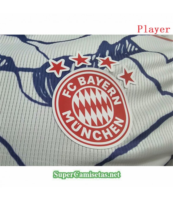 Tailandia Equipacion Camiseta Player Version Bayern Munich Blanco 2021/22