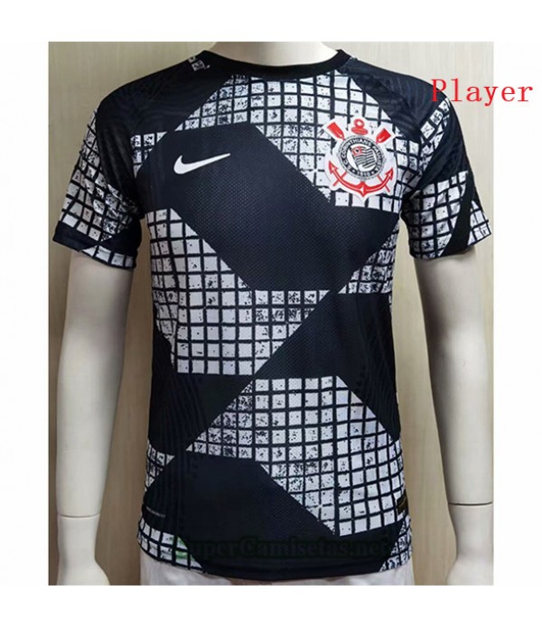 Tailandia Equipacion Camiseta Player Version Corinthians Negro 2020/21