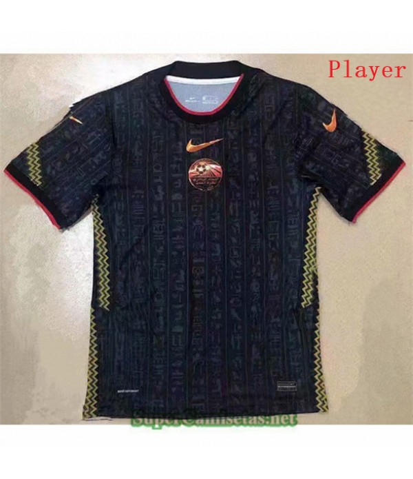 Tailandia Equipacion Camiseta Player Version Egipto Negro 2020/21