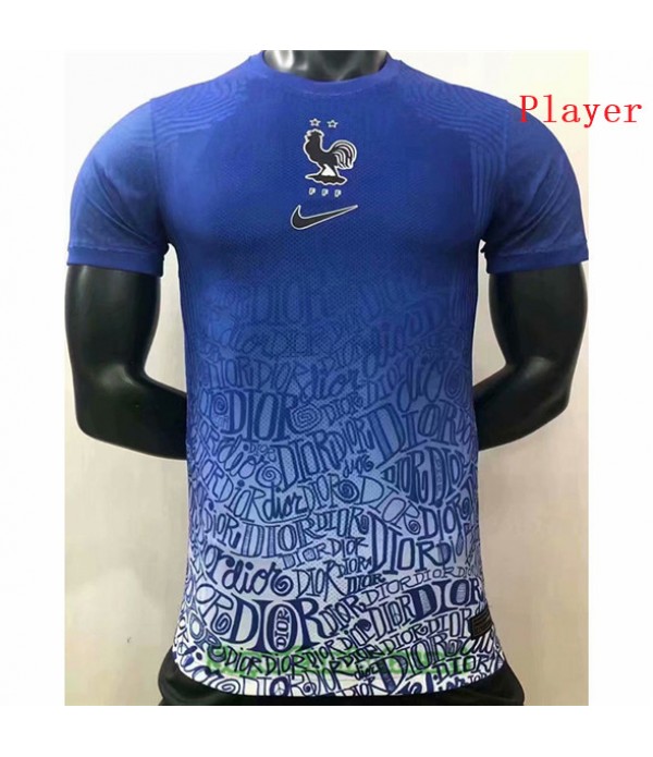 Tailandia Equipacion Camiseta Player Version Francia Azul 2020/21