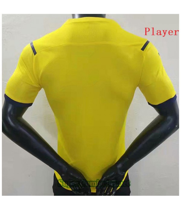 Tailandia Equipacion Camiseta Player Version Italia Amarillo Goalie 2021/22
