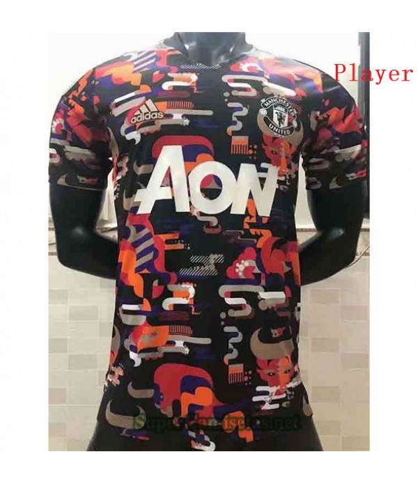 Tailandia Equipacion Camiseta Player Version Manchester United 2020/21