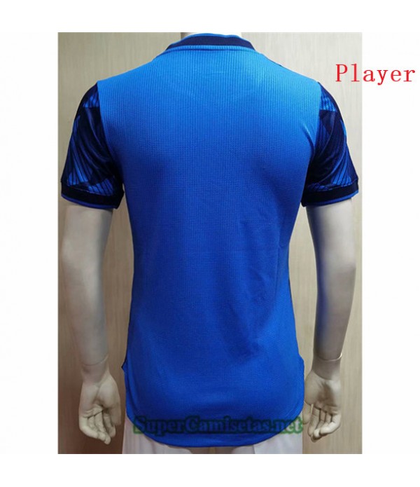 Tailandia Equipacion Camiseta Player Version Manchester United Azul 2020/21