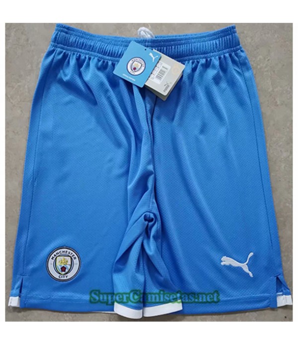Tailandia Pantalones Azul Equipacion Camiseta Manchester City 2021/22