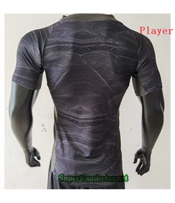 Tailandia Portero Equipacion Camiseta Player Version Real Madrid Negro 2021/22