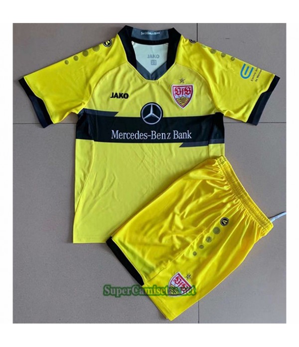 Tailandia Portero Equipacion Camiseta Stuttgart Enfant Amarillo 2021/22
