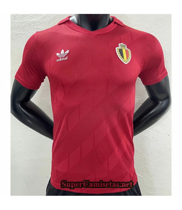 Tailandia Prima Equipacion Camiseta Bélgica Player Edition Hombre 1986