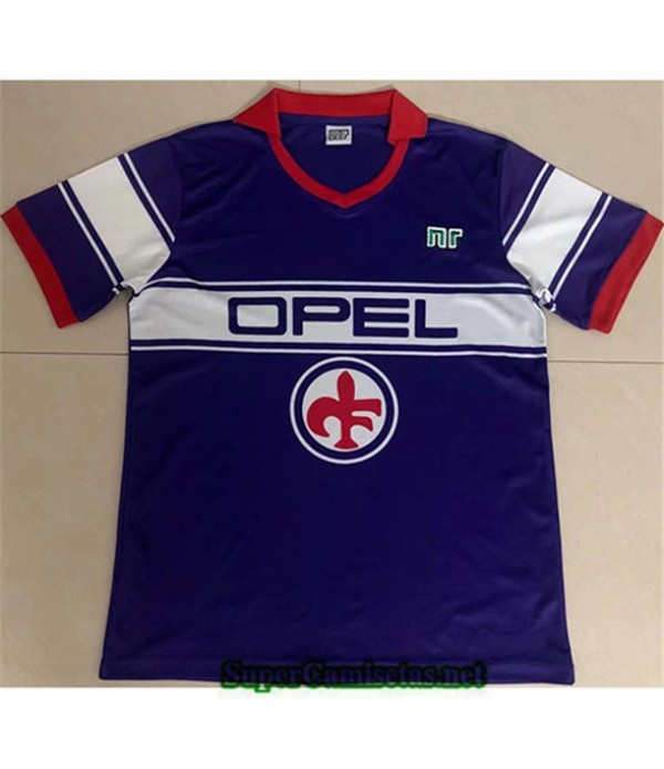Tailandia Prima Equipacion Camiseta Fiorentina Hombre 1984 85