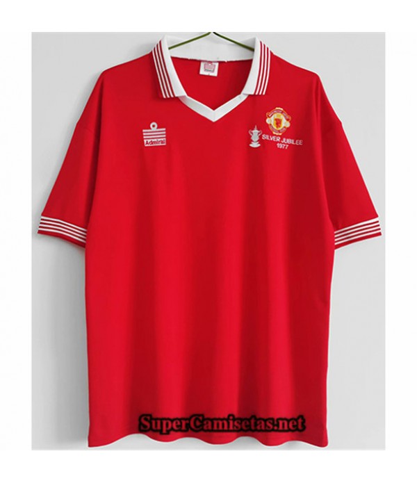 Tailandia Prima Equipacion Camiseta Manchester United Hombre 1977