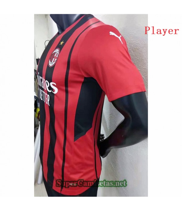Tailandia Prima Equipacion Camiseta Player Version Ac Milan 2021/22