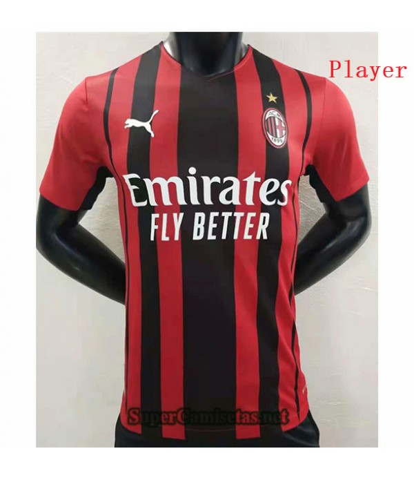 Tailandia Prima Equipacion Camiseta Player Version Ac Milan 2021/22