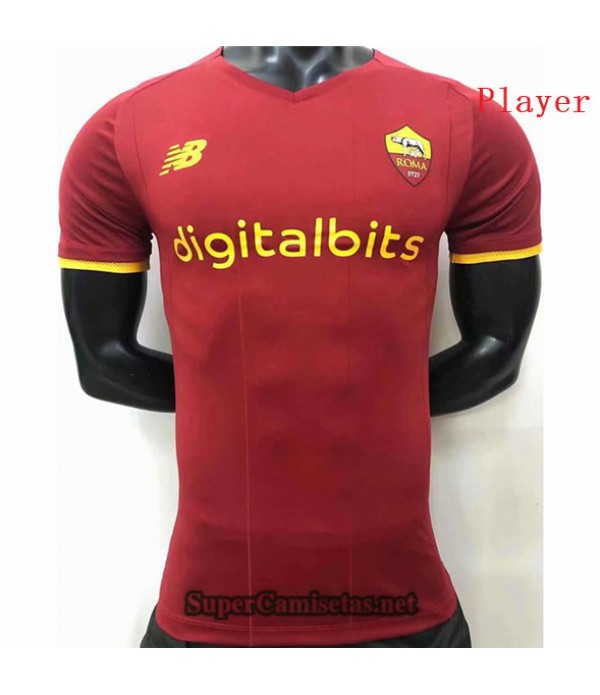 Tailandia Prima Equipacion Camiseta Player Version As Roma 2021/22