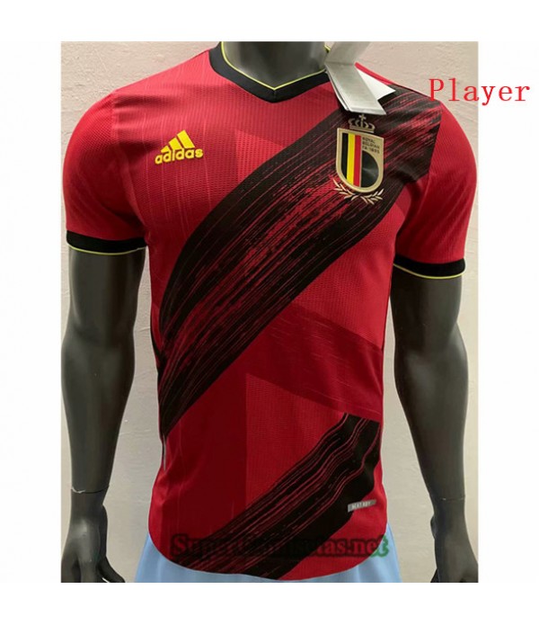 Tailandia Prima Equipacion Camiseta Player Version Bélgica 2020/21