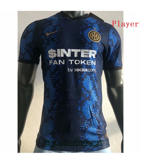 Tailandia Prima Equipacion Camiseta Player Version Inter Milan 2021/22