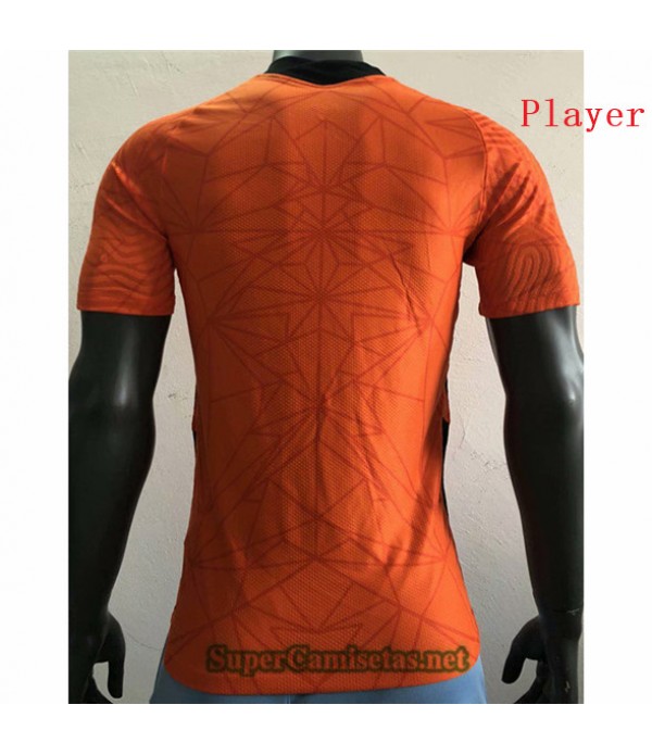 Tailandia Prima Equipacion Camiseta Player Version Países Bajos Naranja 2020/21