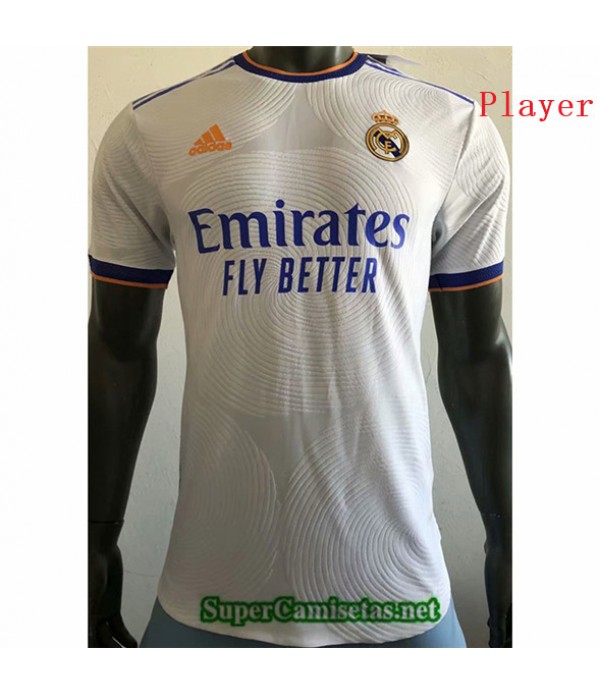 Tailandia Prima Equipacion Camiseta Player Version Real Madrid 2021/22