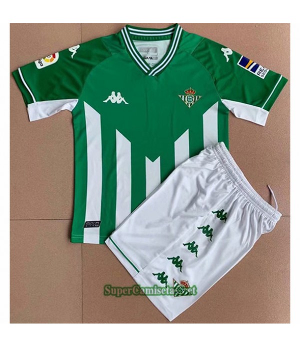 Tailandia Prima Equipacion Camiseta Real Betis Enfant 2021/22