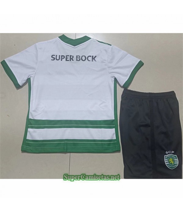 Tailandia Prima Equipacion Camiseta Sporting Lisbon Enfant 2021/22