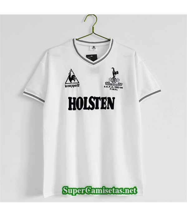 Tailandia Prima Equipacion Camiseta Tottenham Hotspur Hombre 1983 84