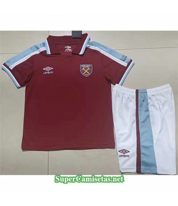 Tailandia Prima Equipacion Camiseta West Ham United Enfant 2021/22