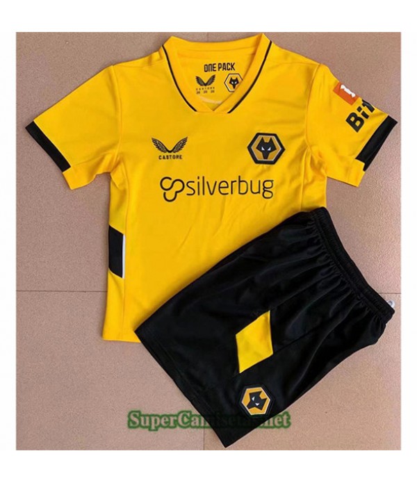 Tailandia Prima Equipacion Camiseta Wolverhampton Enfant 2021/22