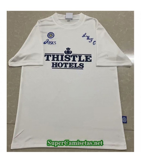 Tailandia Seconda Equipacion Camiseta Leeds United Hombre Blanco 1995 96
