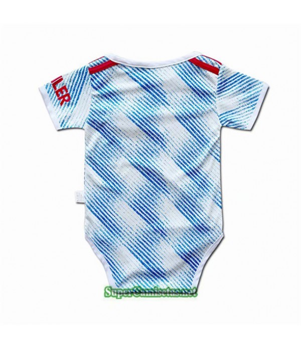 Tailandia Seconda Equipacion Camiseta Manchester United Bebé 2021/22