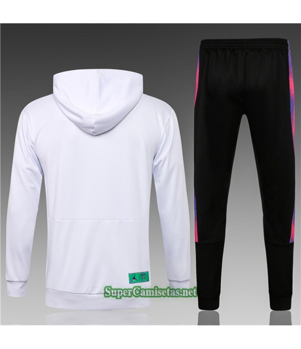 Tailandia Sudaderas De Futbol Niños Jordan Psg Blanco 2021/22