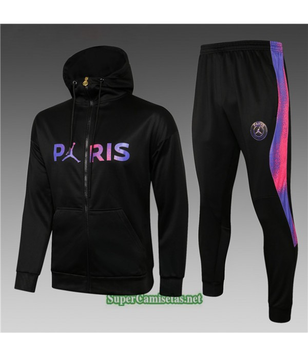 Tailandia Sudaderas De Futbol Niños Jordan Psg Negro 2021/22