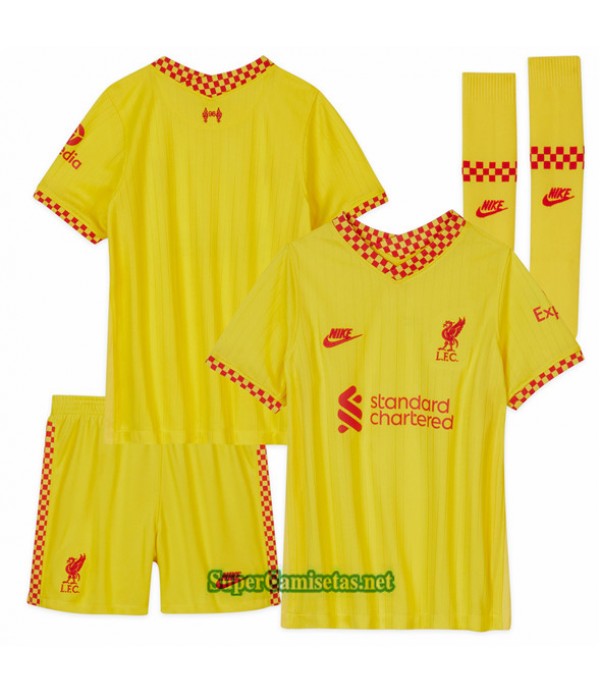 Tailandia Terza Equipacion Camiseta Liverpool Enfant 2021/22