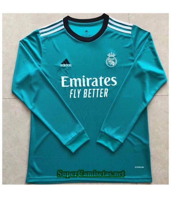 Tailandia Terza Equipacion Camiseta Real Madrid Manga Larga 2021/22
