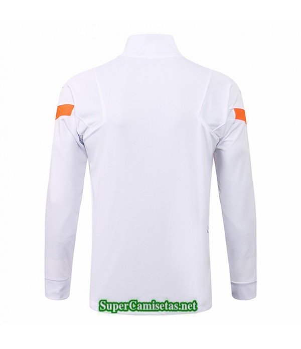 Tailandia Camiseta Chelsea Chaqueta Blanco Cuello Alto 2021