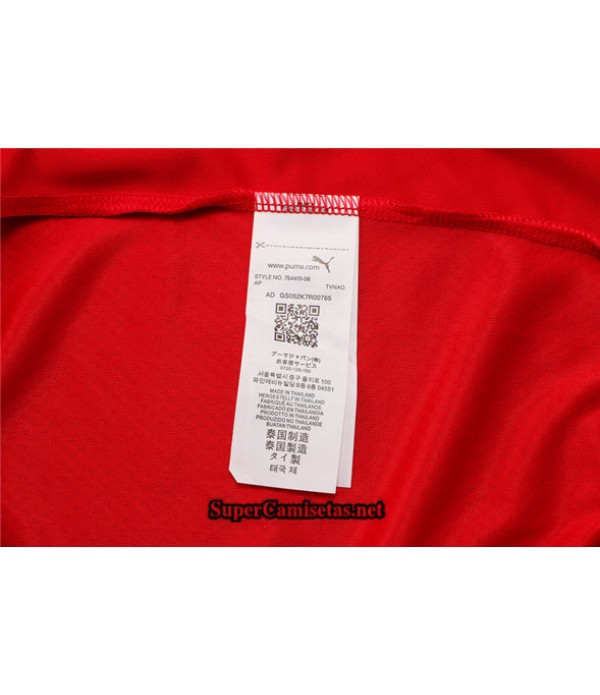Tailandia Camiseta Kit De Entrenamiento Ac Milan Rojo 2021