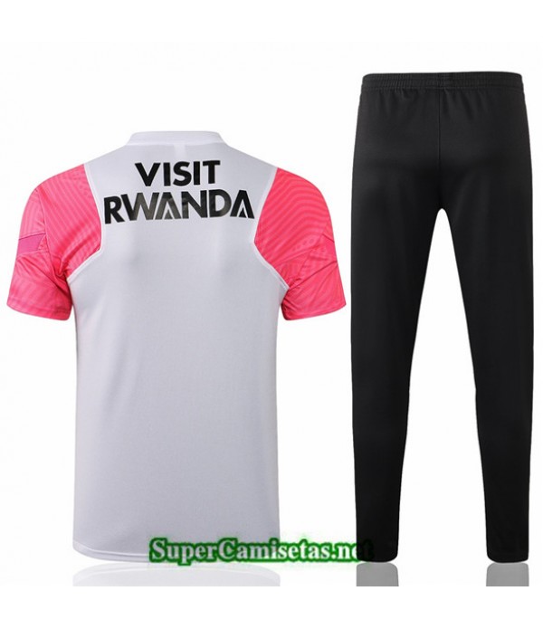 Tailandia Camiseta Kit De Entrenamiento Jordan Psg Blanco/rose 2021