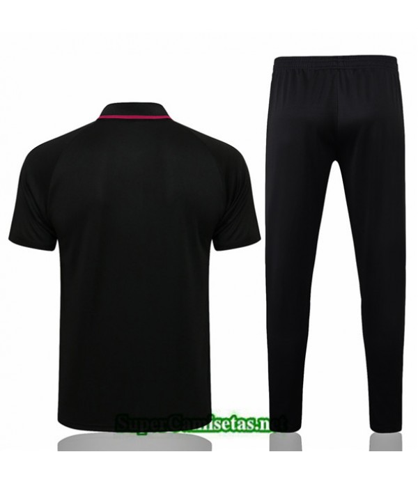 Tailandia Camiseta Kit De Entrenamiento Jordan Psg Polo Negro/violeta 2021
