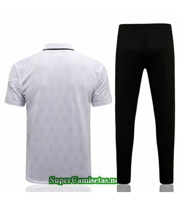 Tailandia Camiseta Kit De Entrenamiento Psg Polo Blanco/negro 2021