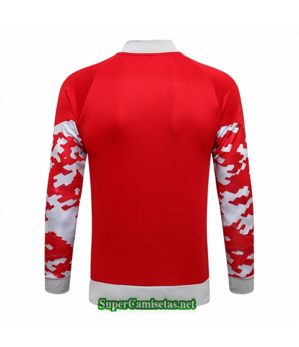 Tailandia Camiseta Manchester United Chaqueta Rojo/blanco Col Haut 2021