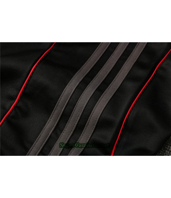 Tailandia Chandal Con Capucha Arsenal Negro 2021