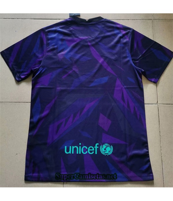 Tailandia Equipacion Camiseta Barcelona Entrenamiento Azul Marino 2021