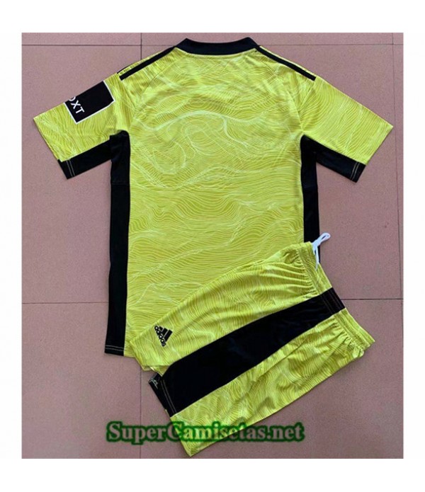Tailandia Equipacion Camiseta Leeds United Ninos Portero Amarillo 2021