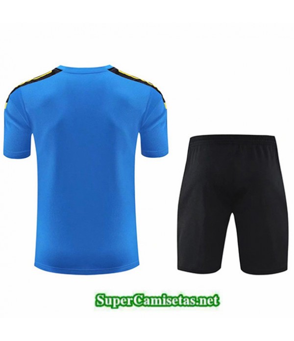 Tailandia Equipacion Camiseta Manchester United Entrenamiento Azul 2021
