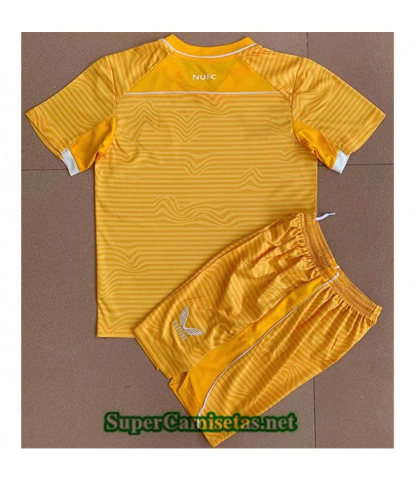 Tailandia Equipacion Camiseta Newcastle United Ninos Portero Amarillo 2021