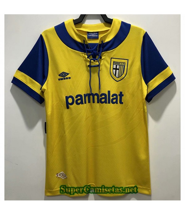 Tailandia Equipacion Camiseta Parma Calcio Amarillo Hombre 1993 95