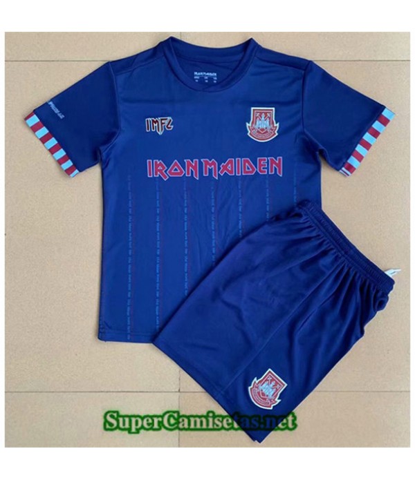 Tailandia Equipacion Camiseta West Ham United Ninos Edición Conjunta 2021