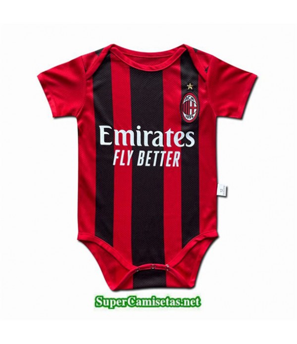 Tailandia Primera Equipacion Camiseta Ac Milan Baby 2021