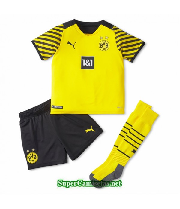 Tailandia Primera Equipacion Camiseta Borussia Dortmund Ninos 2021